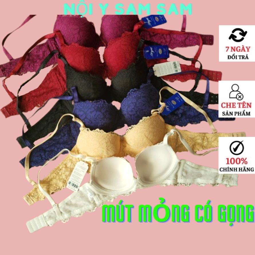 Áo Ngực Ren Đệm Lót Mút Ép Mỏng 1cm Có Gọng Thoải Mái thương hiệu boya việt nam hàng xuất nhât. loại 1.