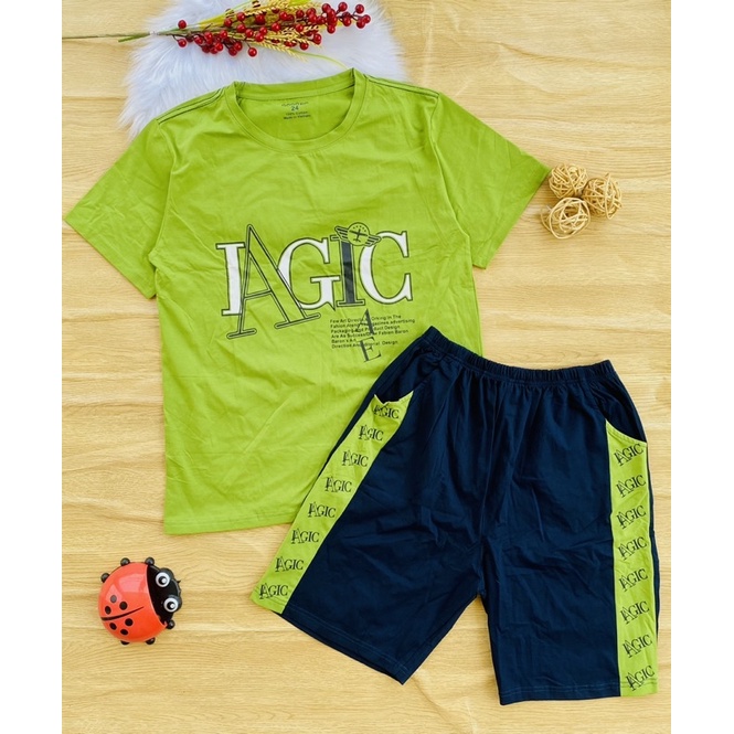 🚗 Bộ cotton hàng shop bé trai từ 55-75kg