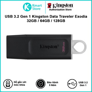 USB 3.2 Gen 1 Kingston DataTraveler Exodia 32GB / 64GB / 128GB | Bảo hành 5 năm