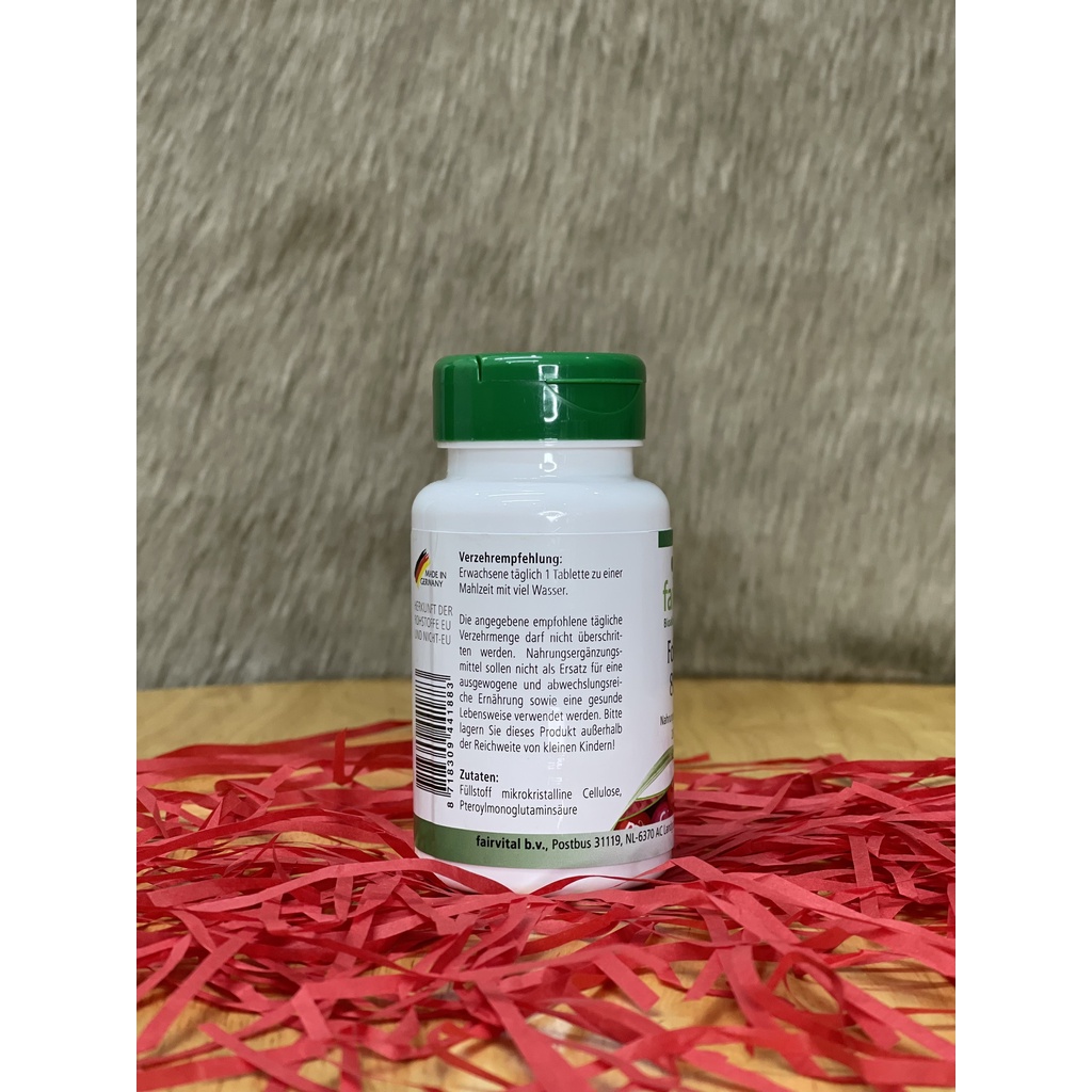 Viên uống bổ sung axit Folic Fairvital Folic Acid 800mcg - nguyenphuongchau