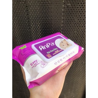 Khăn ướt không mùi anpa 80 tờ