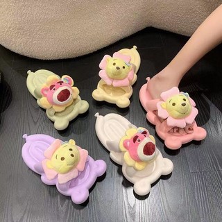 Dép gấu dâu Dép đế dày