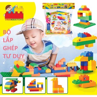Bộ lắp ghép xếp hình cao cấp cho bé VNKT003