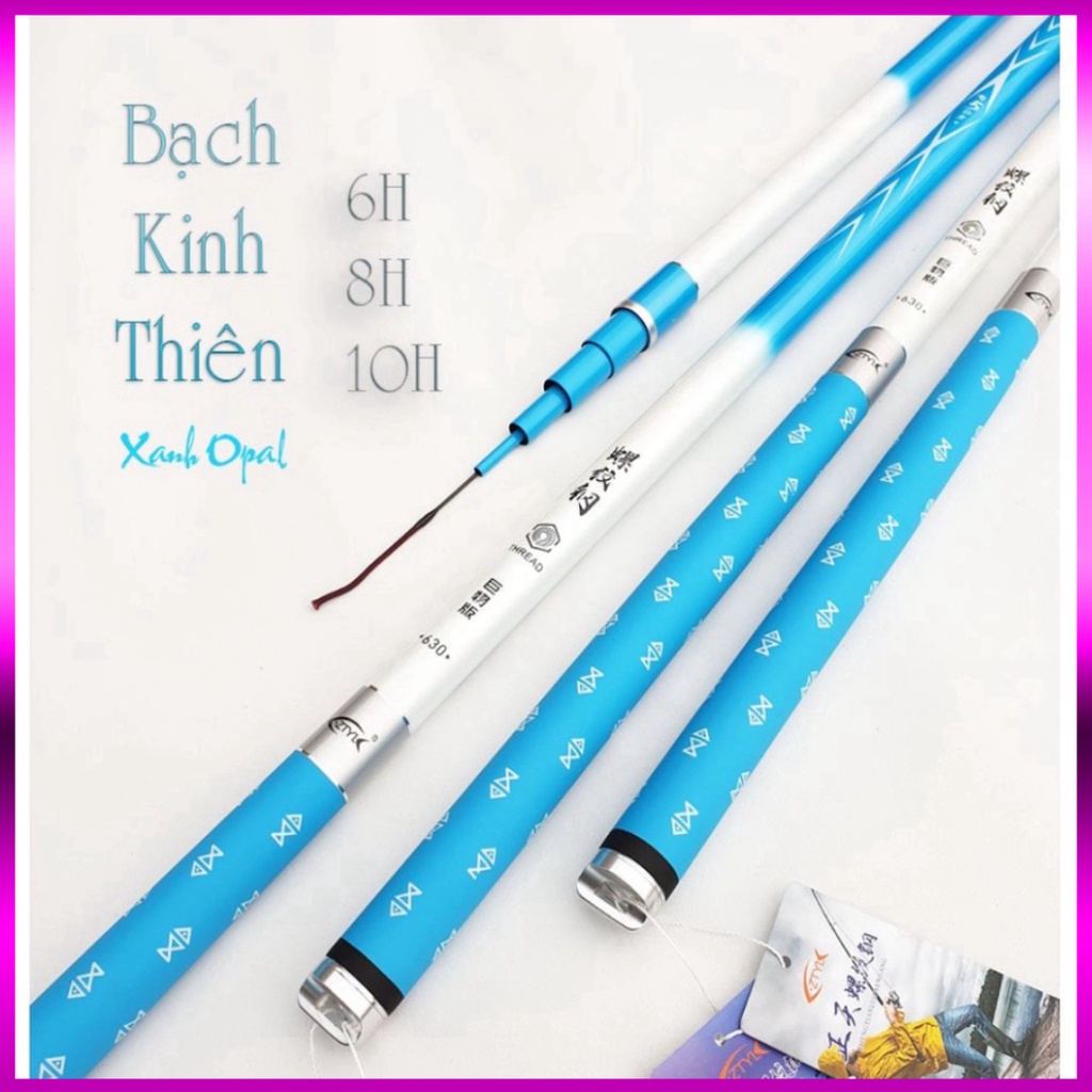 Cần câu đài Bạch Kinh Thiên Xanh chính hãng ZTYL độ cứng 6H 8H 10H tặng kèm ngọn
