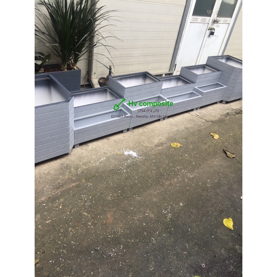 Chậu composite mẫu sole cao thấp