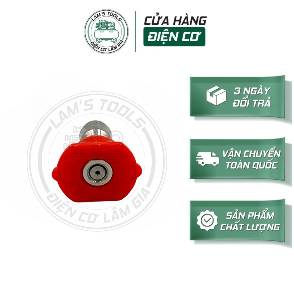 Béc phun rửa xe cao áp 0-15-25-40 độ