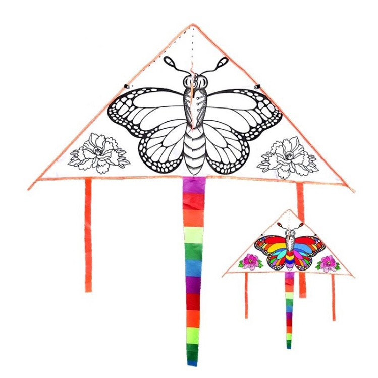 Diều vẽ tô màu trẻ em hoạt hình ngộ nghĩnh