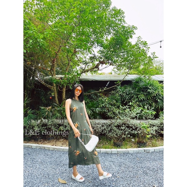 đầm hoa maxi