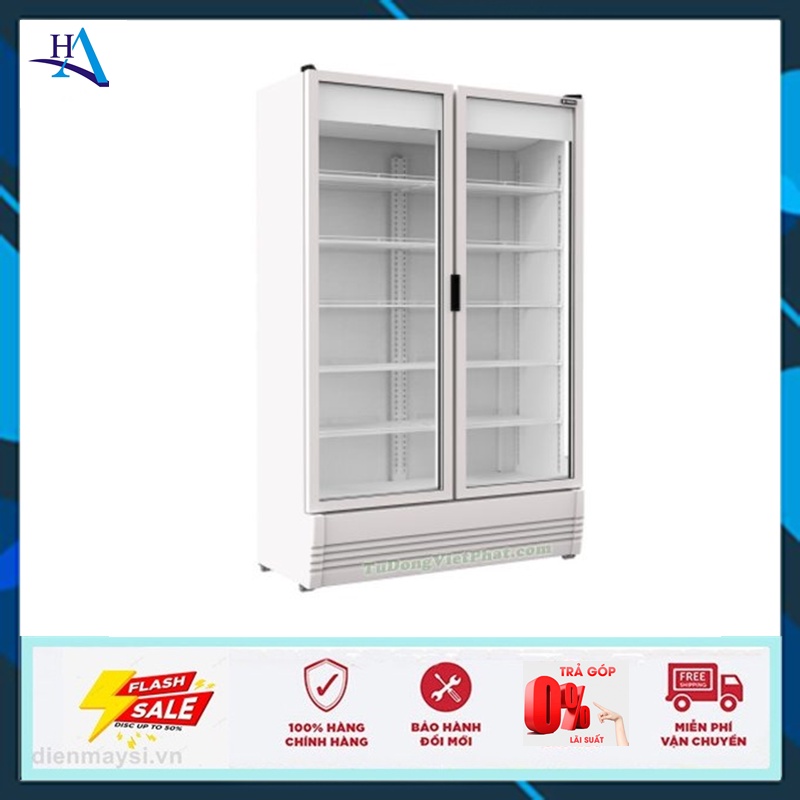 Tủ mát 2 cửa INVERTER Sanden 1000L SPB-1000 Nhập Khẩu Tháilan