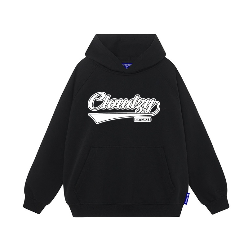 Áo hoodie nam nữ local brand unisex cặp đôi nỉ ngoại cotton form rộng có mũ xám đen dày cute zip CLOUDZY DREAM CHASER