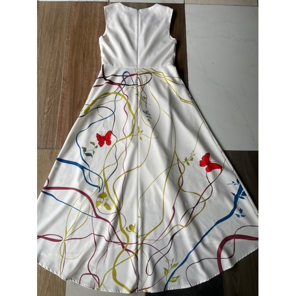 Đầm Talbots in hoạ tiết dây leo sang trọng