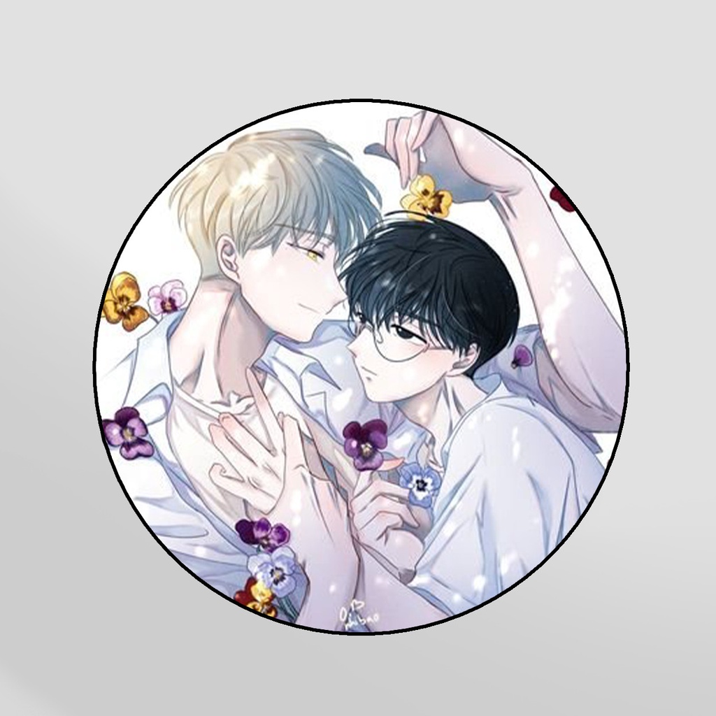 Huy hiệu Tôi phải làm một CHECKMATE BL manhwa phụ kiện cài áo in hình anime chibi xinh xắn dễ thương