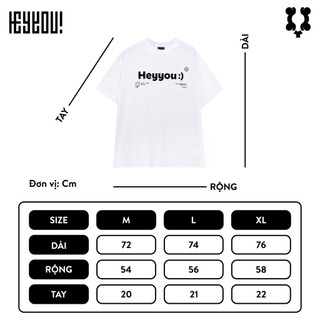 Áo thun Heyyou! Basic Apparel White