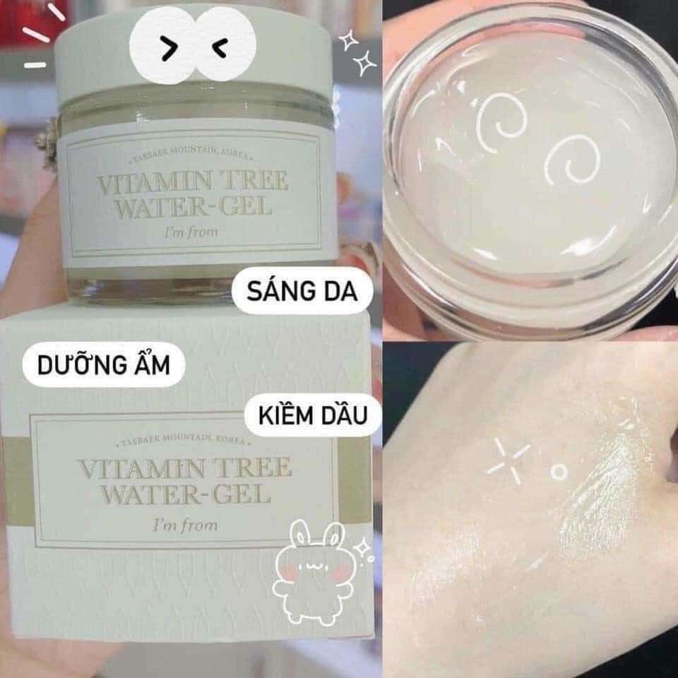 Kem Dưỡng Da I’m From Vitamin Tree Water Gel Cấp Ẩm Sâu, Phục Hồi Da 75g