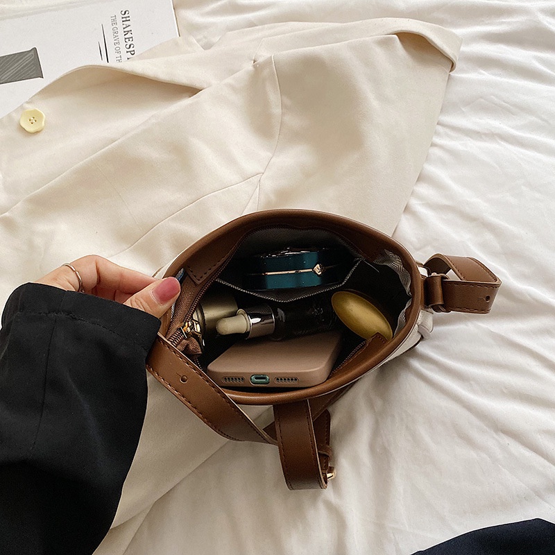 Túi xách kẹp nách nữ đeo vai chất vải canvas thiết kế phối màu vintage thời trang MINGA  đi chơi đi học đi làm 201 Y-20