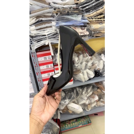 Giày cao gót da bóng 7 phân Thiên Hương THG 9044