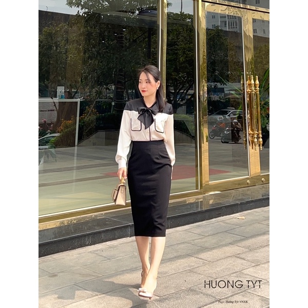 Áo somi lụa thiết kế Yuri DESIGN BY HUONGTYT