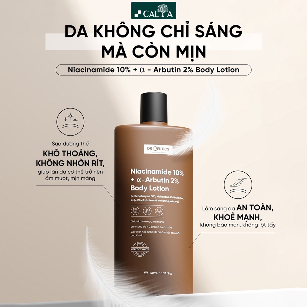 Sữa Dưỡng Thể Trắng Da DrCeutics Body Lotion Healthy White (150ml/300g)