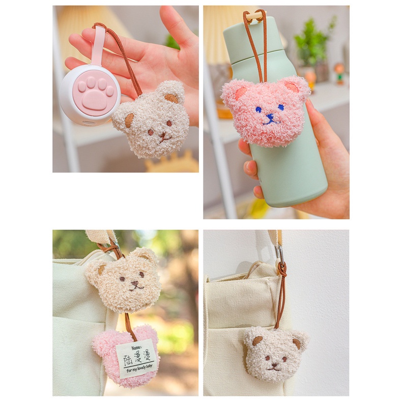 Gấu bông JUSTSTAR dễ thương dùng để trang trí túi xách / móc khóa