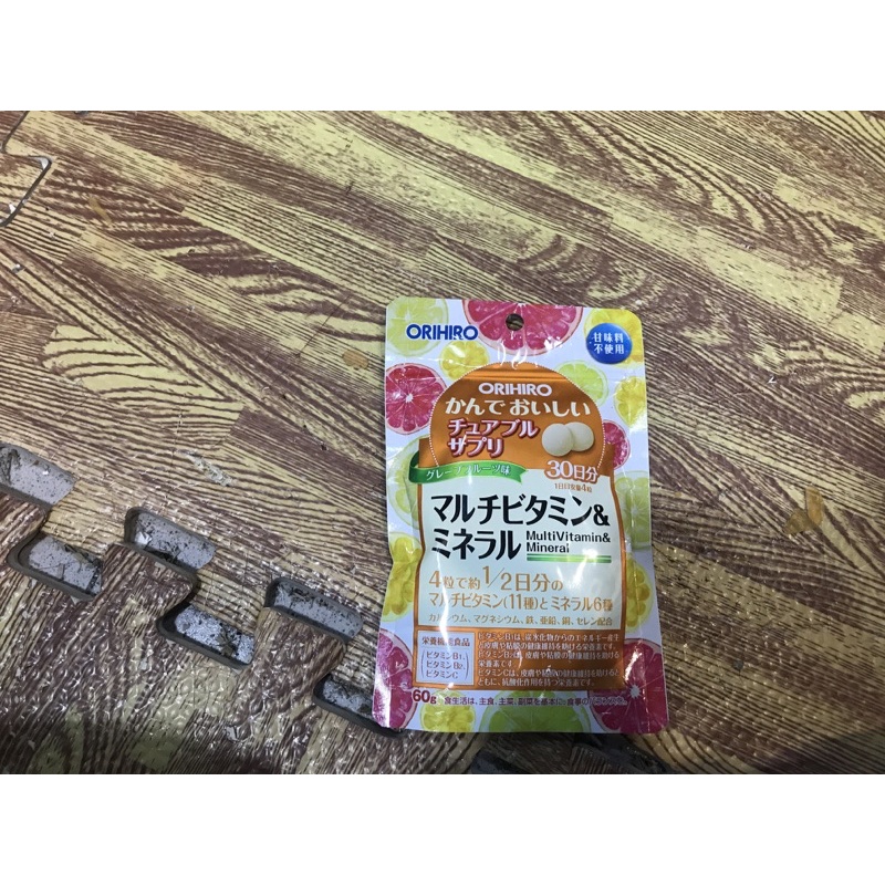 Viên nhai Orihiro bổ sung vitamin tổng hợp và khoáng chất 120 viên