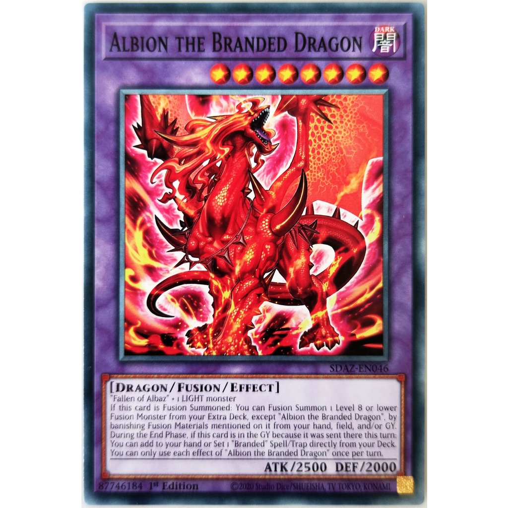 [Thẻ Yugioh] Albion the Branded Dragon |EN| Common