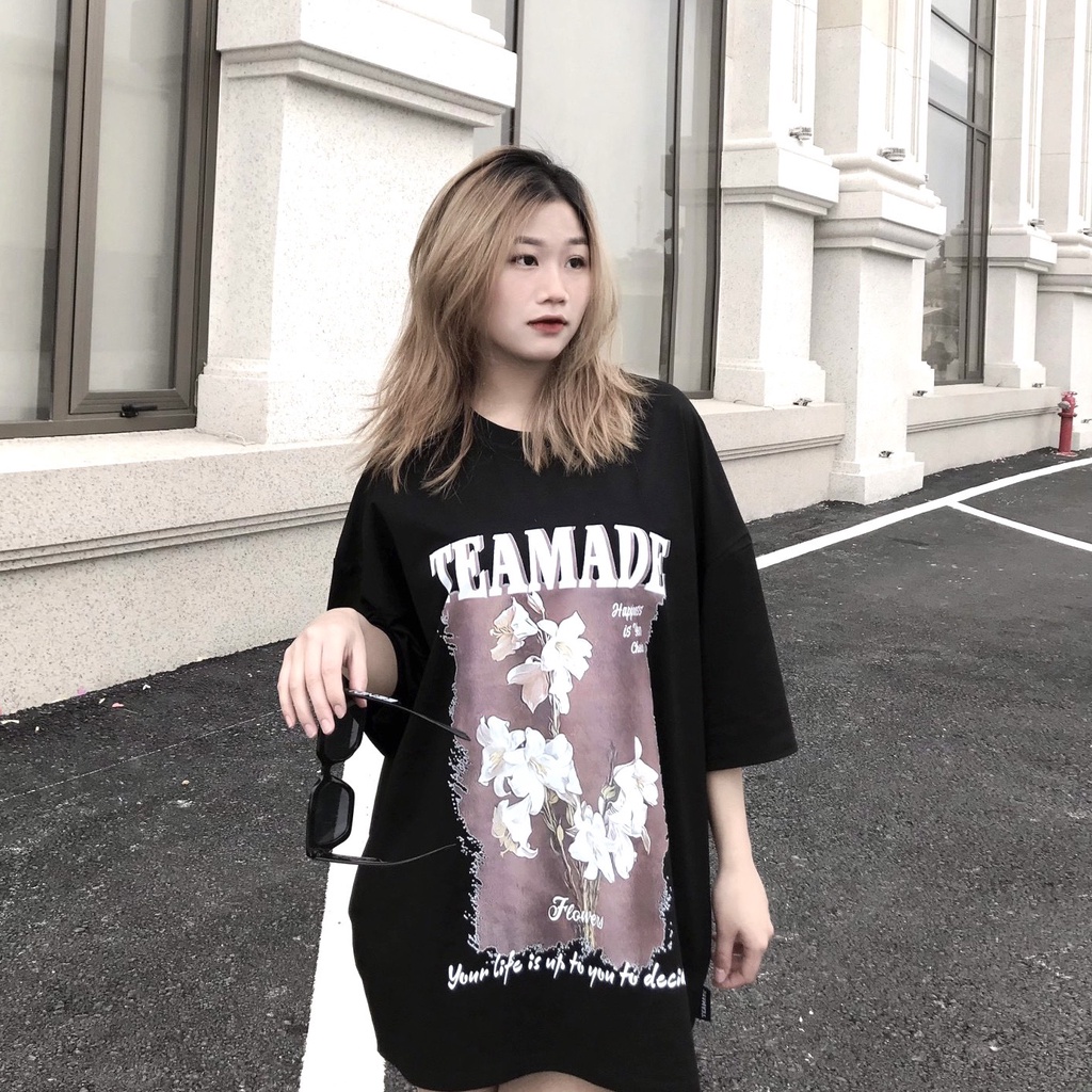 Áo thun nam nữ local brand unisex Teamade Flower Tee phông trơn tay lỡ oversize chất liệu cotton fullbox - LOCAL BRAND