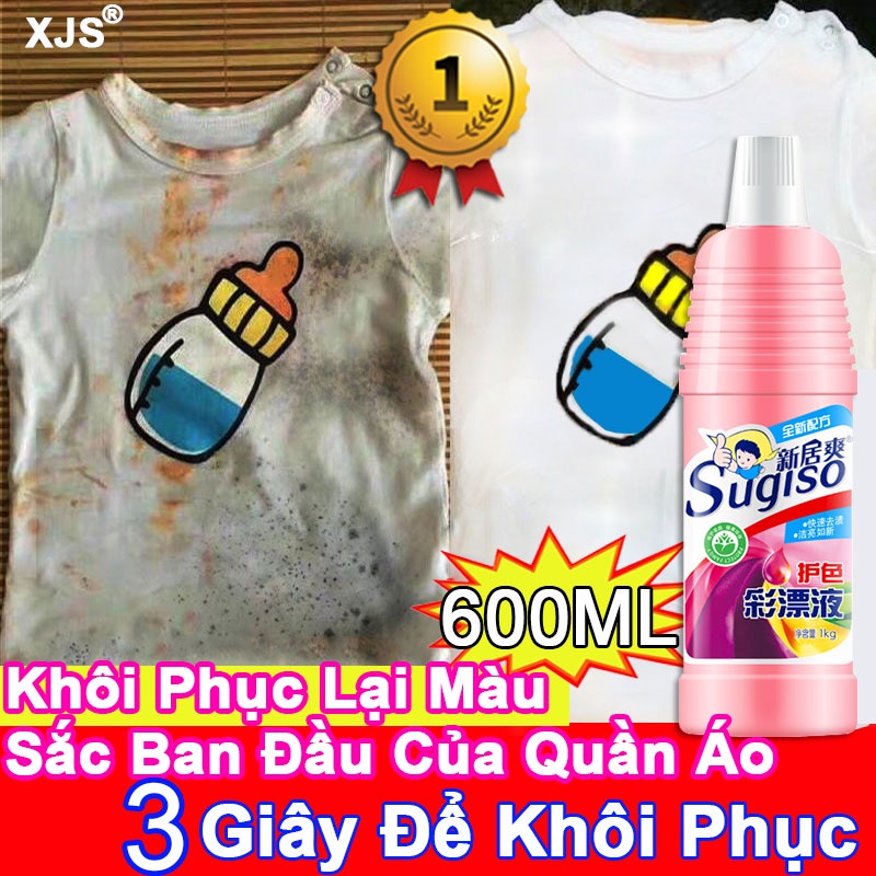 ⚡sạch như mới ⚡tẩy trắng quần áo Tẩy mốc quần áo Bột tẩy vết bẩn đa năng Nước tẩy trắng quần áo