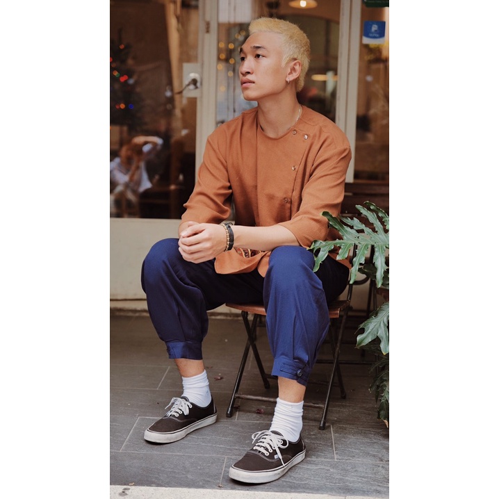Quần dài búp gối Linen đũi