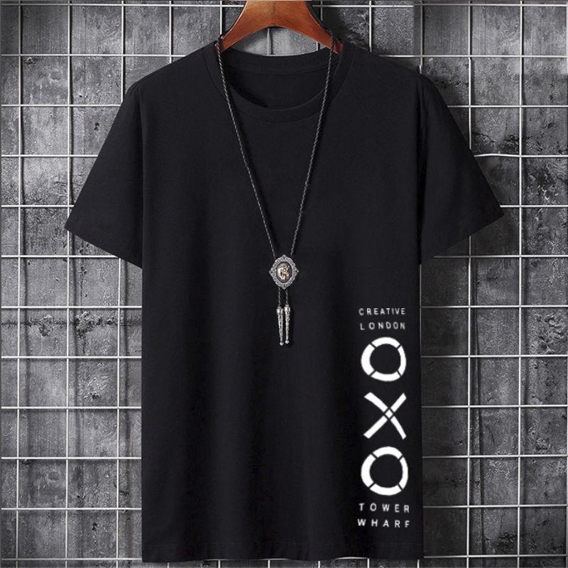 Áo thun nam, áo phông nam tay ngắn cổ tròn chất cotton khô, dày dặn thoáng mát hình thành phố - An Cường Fashion