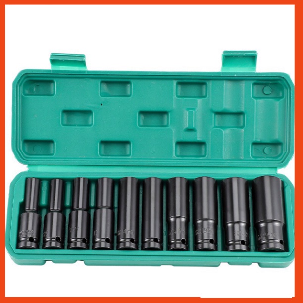 Đầu khẩu bulong 1/2,Đầu bulong vặn ốc từ 8-24 khẩu dài thép đen