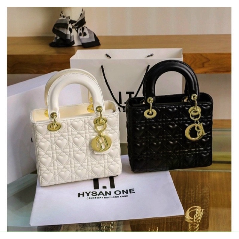 Túi xách nữ dior tim siêu xinh