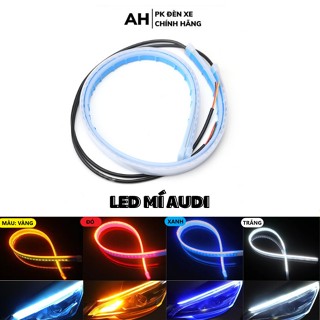 Bộ 2 dây led mí audi lắp xi nhan chạy đuổi, demi cho xe máy, ô tô - DC 12v chống nước. Giá 1 bộ bao gồm 2 dây