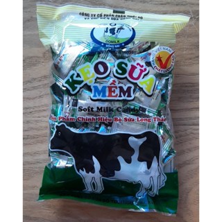 Combo 5 bịch KẸO SỮA MỀM - Kẹo Domilk đặc sản bò sữa Long Thành 180g/ gói