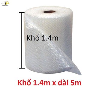 Khổ 1,4m x 5m - Màng Xốp Hơi, Xốp Bong Bóng Khí Gói Hàng