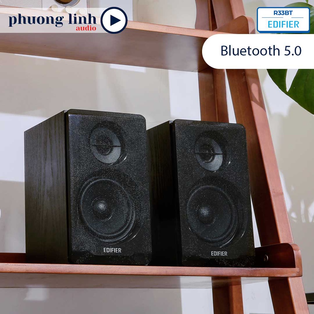 Loa bluetooth Edifier R33BT kết nối máy tính Công suất 10W Cổng AUX Bass driver 3.5 inch Hàng chính hãng