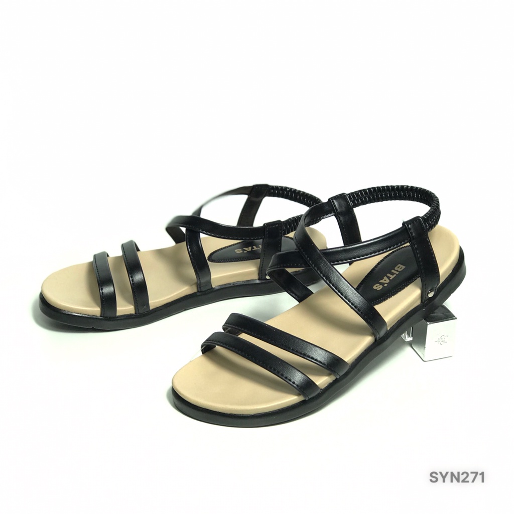 Sandal nữ BITAS ❤️FREESHIP❤️ Sandal học sinh quai ngang đế bằng cao su siêu nhẹ SYN271