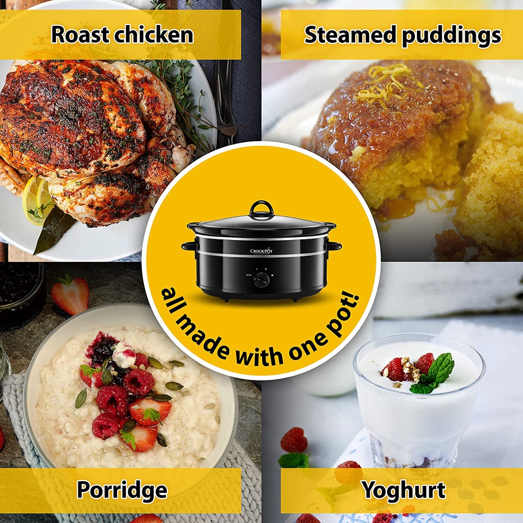 NỒI NẤU CHẬM CROCKPOT 6,5L ,BẢO HÀNH 12 THÁNG