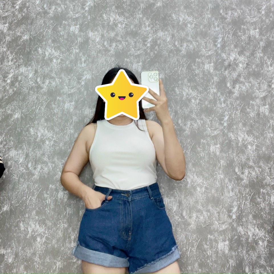 Áo Croptop Ba Lỗ Trơn Bigsize Vải Thun Borip Gân Loại 1 Co Giãn Thoải Mái (H.O.U.T) | BigBuy360 - bigbuy360.vn
