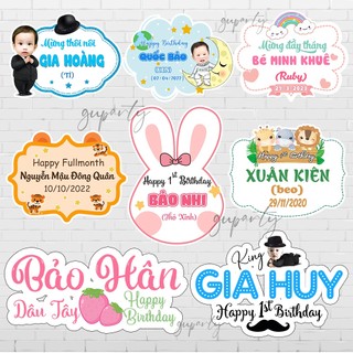 Bảng Tên Sinh Nhật Cho Bé 40x60cm