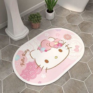 Thảm chùi chân chống trượt Hello Kitty - Doraemon