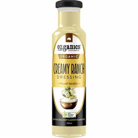 Sốt Quả Bơ, Xoài Hữu Cơ, Salsa CREAMY AVOCADO MANGO DRESSING ORGANIC, VEGAN CAESAR, CREAMY RANCH,SALSA OZGANICS 250ml