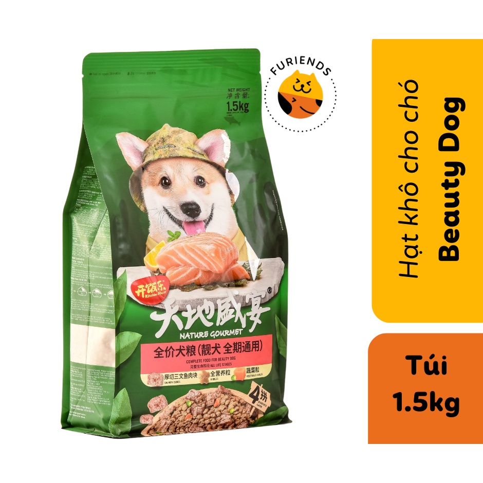 Thức ăn hạt cho chó mọi lứa tuổi Beauty Dog Kitchen Flavor