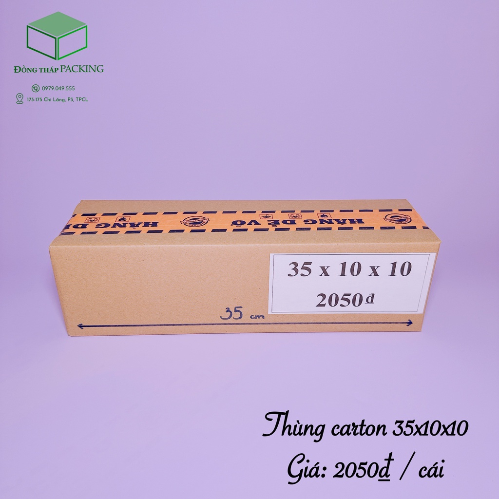 COMBO 50 HỘP CARTON 35x10x10 cm