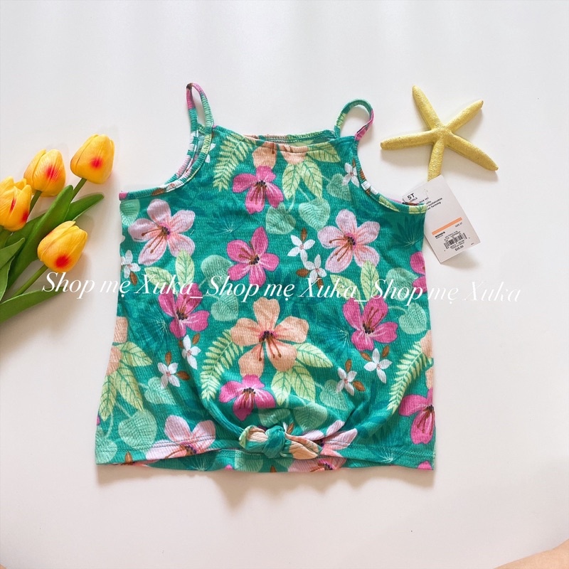 Áo thun 2 dây xuất khẩu Jumping Beans bé gái