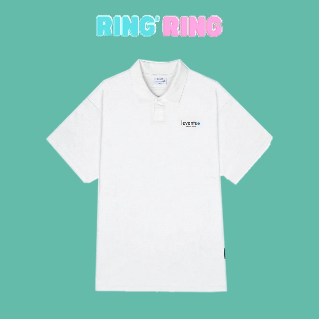 Áo thun có cổ LEVENTS® MINI POPULAR POLO/ BLACK  @dx.resell