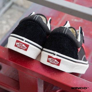 ( Giày Chính Hãng ) Old Skool Washed Black Red