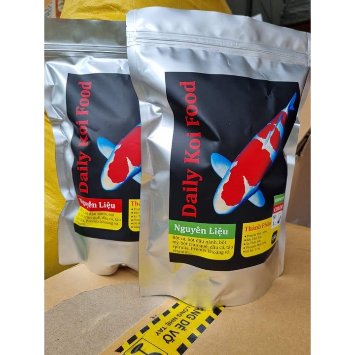 Cám Cá Koi Daily Koi Food 40% Đạm Giúp Koi Tăng Trưởng Lên Màu Và Body Đẹp