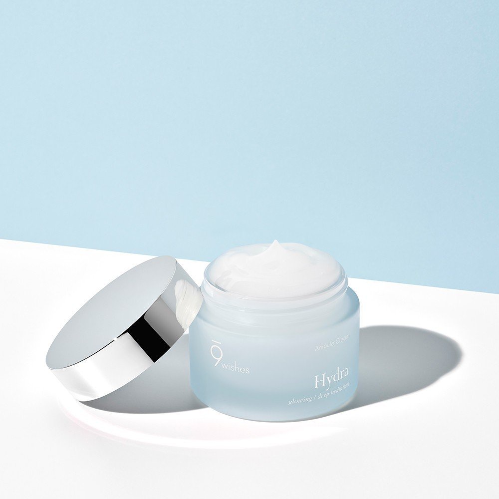 Kem dưỡng ẩm dạng gel 9 Wishes Hydra Ampule Cream 50ml