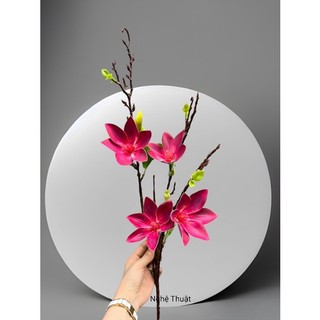 Cành Hoa Mộc Lan PU Cao Cấp 4 Bông
