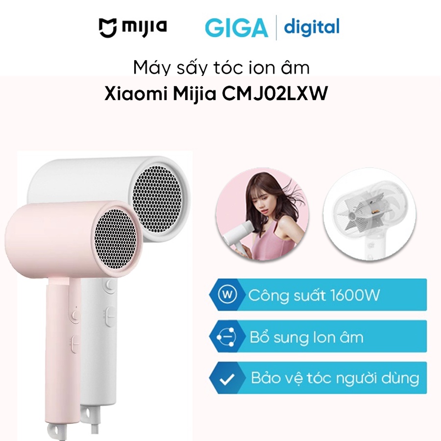 Máy sấy tóc Xiaomi Mijia Simple H100, H101 - Máy sấy ion âm chống rối, bảo vệ tóc